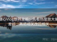 糖心Vlog想转发前：先看热度放大偏差吗，再把相关改回相关